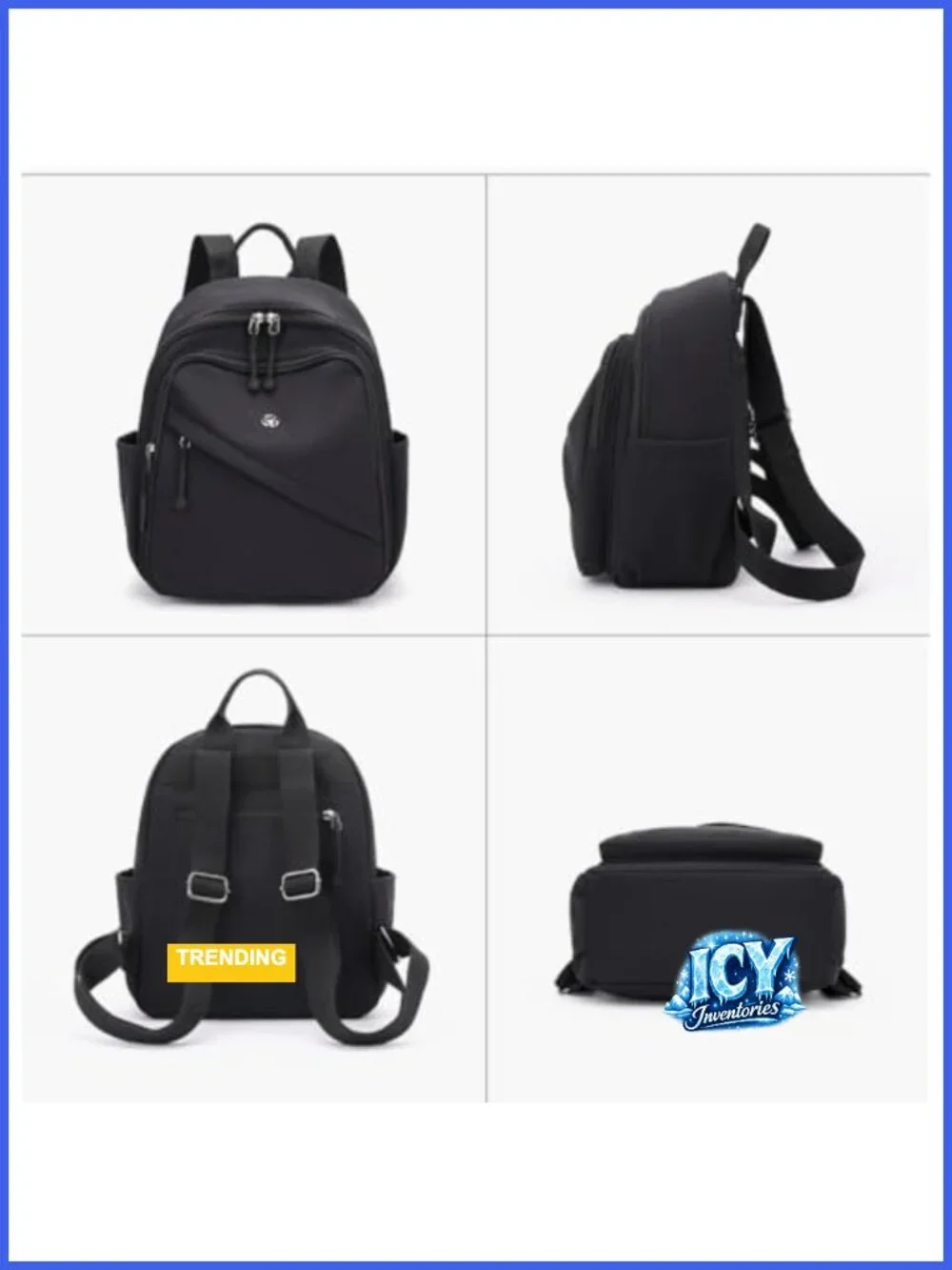Mini Backpack Purse for Women Lightweight Nylon Anti-theft Travel Daypack